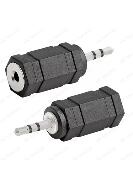 3.5mm Erkek To 2.5mm Dişi Stereo Mic Ses Kulaklık Jak Adaptörü Dönüştürücü fırsatları