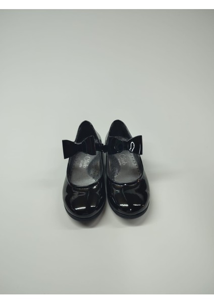 Kız Bebek Çocuk Siyah Rugan Babet Ayakkabı modelleri