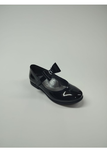 Kız Bebek Çocuk Siyah Rugan Babet Ayakkabı indirimleri