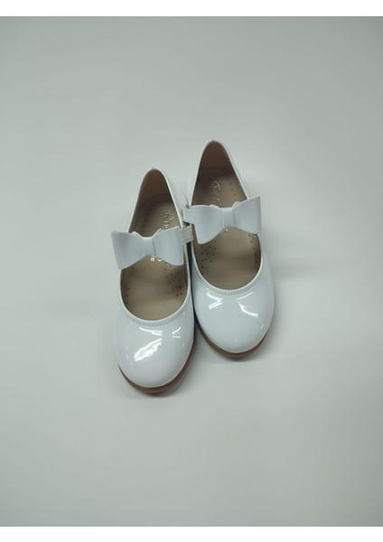 Kız Bebek Çocuk Beyaz Rugan Babet Ayakkabı fiyatları