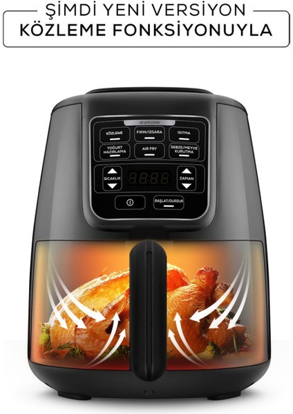 Air Pro Cook Köz Xl Airfryer Black Shine