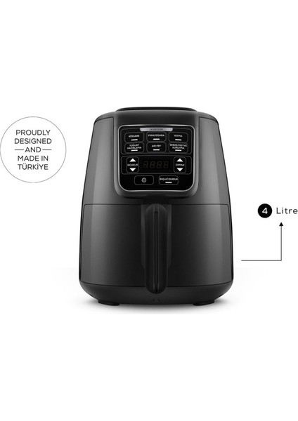 Air Pro Cook Köz Xl Airfryer Black Shine