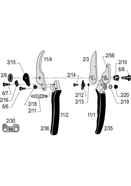 2/19- Takoz Yüzüğü - Felco 2,6,7,8,9,10,11,12,13,16,17,19,51,100,6CC,8CC