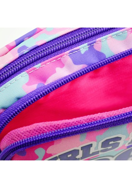 Girls Rule 2 Bölmeli Kalem Çantası MU-6849 indirimleri
