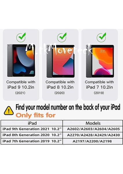 Apple Ipad 7. 8. 9. Nesil 10.2 Uyumlu Kılıf Defender Standlı Kalem Yuvalı Yumuşak Renkli Silikon Askılı 360 Zırh Tank Kapak