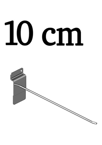 10 Adet Kanallı Pano Kancası, Aksesuar ve Bijuteri Kancası