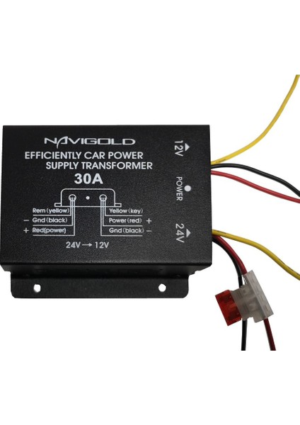 Navıgold 24V Dc / 12V Dc 30 Amper Oto Konvertör