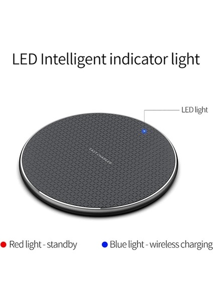 Bayındır Elektronik 10W Süper Kablosuz Hızlı Şarj Cihazı Wireless Charger Pad