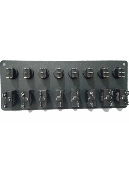 Bfy Switch Panel 8'li Kırmızı Işıklı Sigortalı