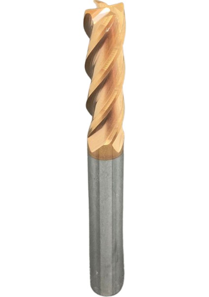 Düz Uzun Boy (100mm) Parmak Freze 10 mm