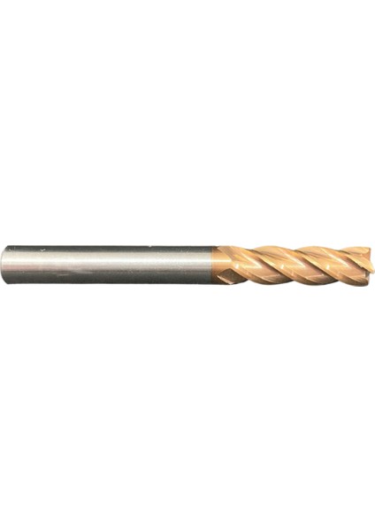 Düz Uzun Boy (100mm) Parmak Freze 10 mm