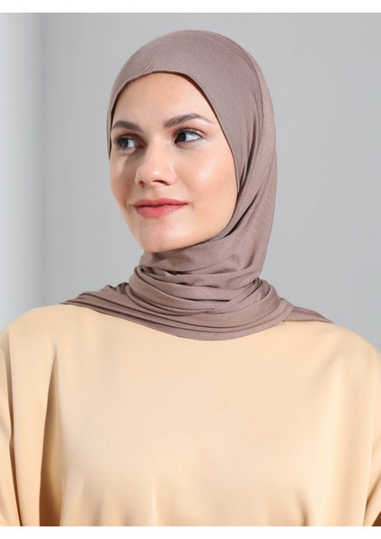 Hazır Türban - Koyu Vizon - Ecardin