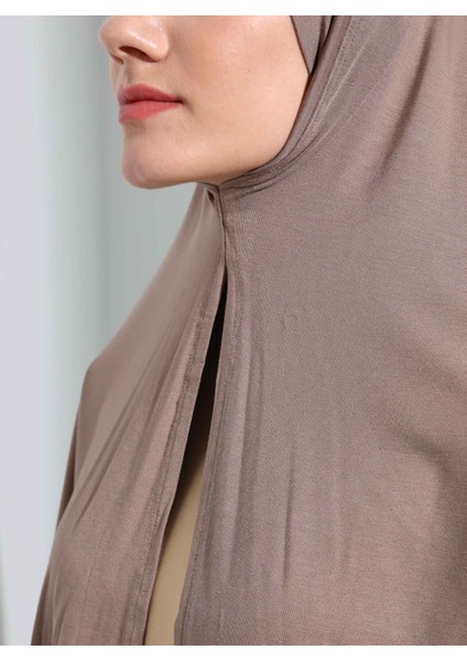 Hazır Türban - Koyu Vizon - Ecardin modelleri