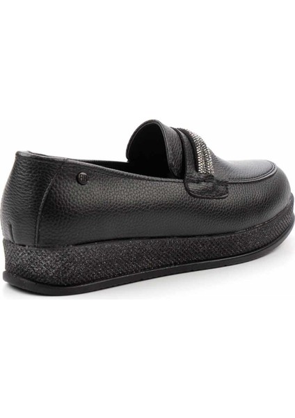 Siyah Kadın Loafer Ayakkabı K01763415509 fırsatları