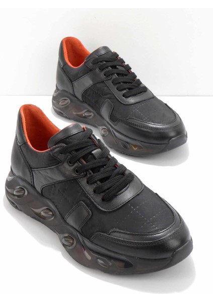 Siyah Süet Leather Erkek Casual Ayakkabı E01350606502