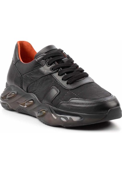 Siyah Süet Leather Erkek Casual Ayakkabı E01350606502