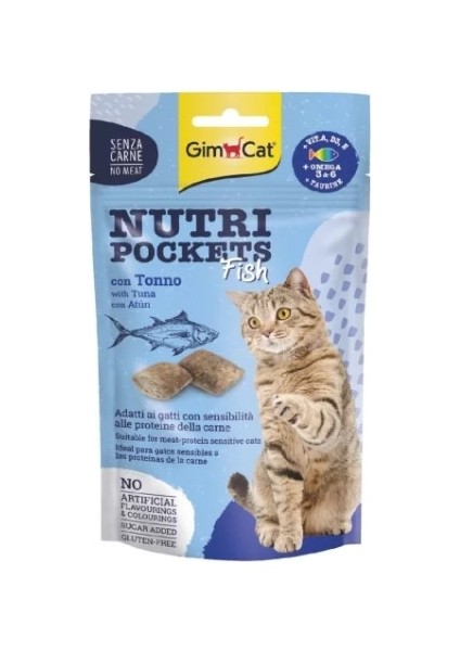 Nutripockets Fish Ton Balıklı Kedi Ödülü 60 gr