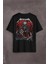 Metallica Rock Music Metal Skull Kuru Kafa James Lars Kırk Robert Sırt Ön Baskılı Oversize Tişört T-Shirt 1