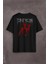 Fear Of The Dark Karanlık Dark Gothic Urban Street Wear Sırt Ön Baskılı Oversize Tişört T-Shirt 1