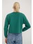 Baskılı Crop Sweat Yeşil 5