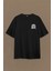 Kara Kartal Şampiyon Eagle Beşiktaş Sırt Ön Baskılı Oversize Tişört T-Shirt 1