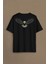 Kara Kartal Şampiyon Eagle Beşiktaş Sırt Ön Baskılı Oversize Tişört T-Shirt 2