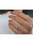 G Renk 0,65 Karat Pırlanta 5 Taş Yüzük 0417R0038 4