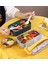 Bento 1200ML Lunchbox Yeni Koleksiyon 2 Katlı Çelik Sefer Tası Yemek Kutusu 4