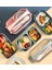 Bento 1200ML Lunchbox Yeni Koleksiyon 2 Katlı Çelik Sefer Tası Yemek Kutusu 5