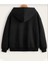 Unısex Kapüşonlu Fermuarlı Cepli Ince Penye Basic Okul Sweatshirt Hırka 3