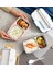 Bento 900ML Lunchbox Yeni Koleksiyon 1 Katlı 3 Bölmeli Çelik Sefer Tası Yemek Kutusu 5