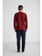 Erkek Bordo Yuvarlak Yaka Pijama Takımı 18713 3