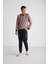 Erkek Bordo Yuvarlak Yaka Pijama Takımı 18720 5