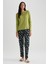 Fall in Love Regular Fit Uzun Kollu Pijama Takımı A9921AX23AU 4