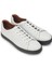 Deri Beyaz Erkek Sneaker Ayakkabı - 01829MBYZC13 2
