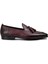 Deri Bordo Erkek Loafer - 01701MBRDC10 1