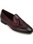 Deri Bordo Erkek Loafer - 01701MBRDC10 5