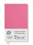 Düz Renk Pembe Derı Sert Kapak 13X21 Cm. Haff Not Defter 1