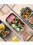 Bento 1400ML Lunchbox Yeni Koleksiyon 2 Katlı Çelik Sefer Tası Yemek Kutusu 5
