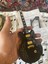 Elektro Gitar El Yapımı Ahşap Minyatür Biblo 25 cm B.b. King Imza Elektro Gitar 1