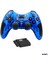 7in1 PC PS2 PS2 PS3 PC360  Tv Tvbox Androıd Cihazlar ile Uyumlu Kablosuz Gamepad Mavi 2