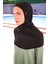 Siyah Bağlamalı Eşarp Bone B2396 4