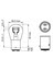 Ampul - Pure Light - 12 V - P21/4W - 21/4 W - BAZ15D P21/4W 1