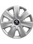 Skoda Citigo 13 Inç Uyumlu Jant Kapağı Amblemli Gri 4'lü Takım 107 2