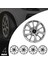 Mitsubishi Carisma 15 Inç Jant Kapağı Amblemli Gri 4 Adet 1 Takım 101 3