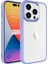 Iphone 15 Plus Kılıf Krom Silikon Arkası Şeffaf 1