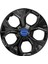 Ford Fiesta Van 13 Inç Jant Kapağı Amblemli Piano Black 4 Adet 1 Takım 210 2