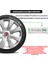 Fiat Linea 15 Inç Jant Kapağı Amblemli Gri 4'lü Set 110 4