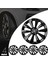 Seat Leon 16 Inç Uyumlu Jant Kapağı Amblemli Piano Black 4 Adet 1 Takım 214 3