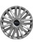 Opel Corsa B 14 Inç Uyumlu Jant Kapağı Amblemli Gri 4 Adet 1 Takım 123 2